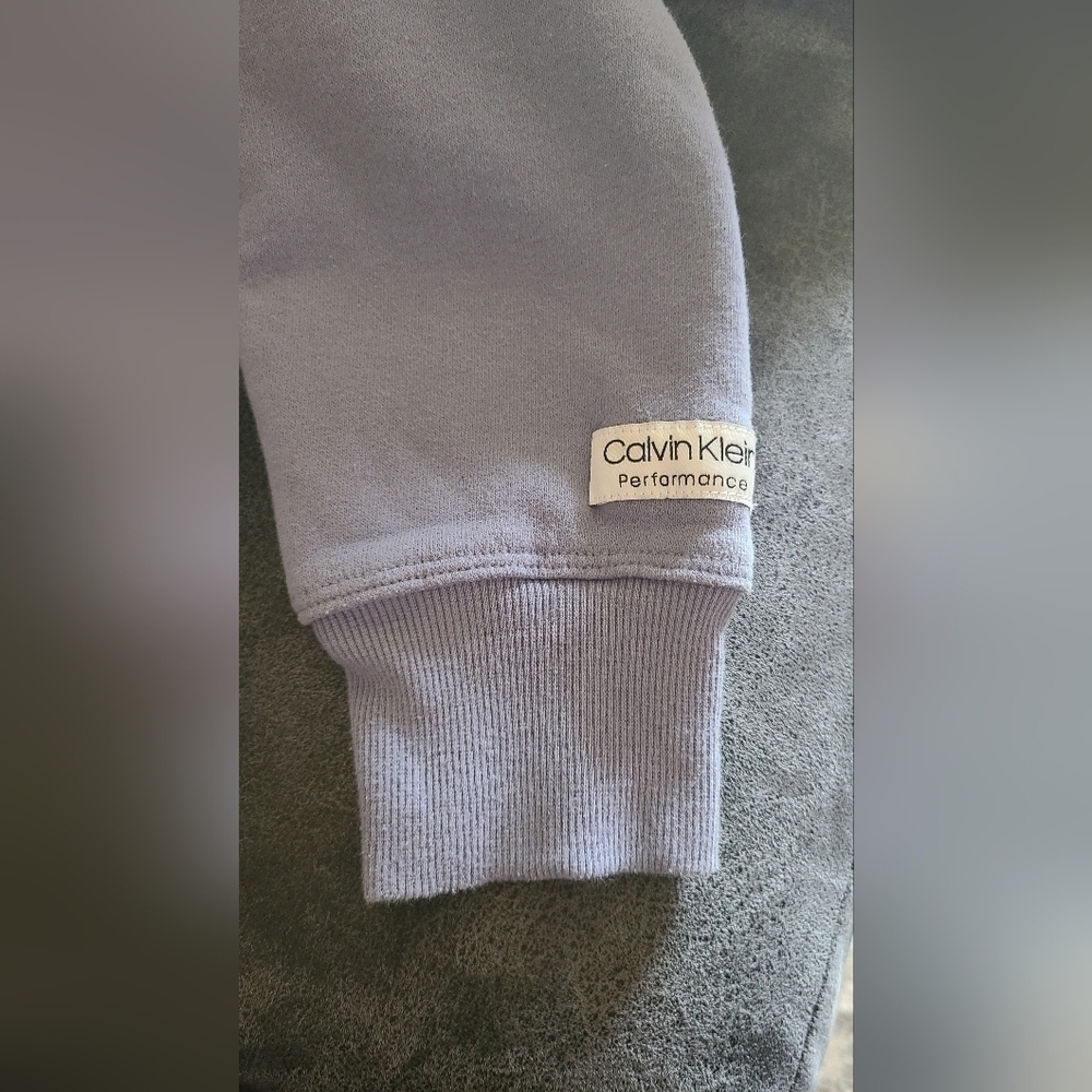 Calvin Klein Performance Women's Blue Cropped Hoodie Size Medium - Picture 4 of 5
